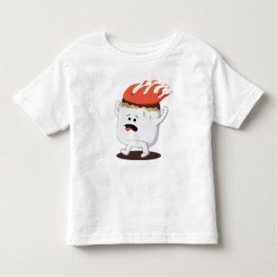 Flaming Marshmallow Toddler T-Shirt