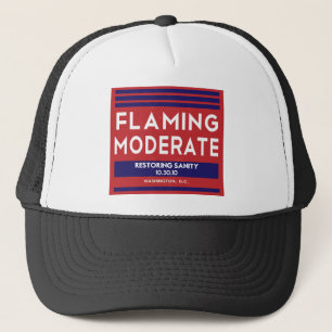 Flaming Moderate Trucker Hat