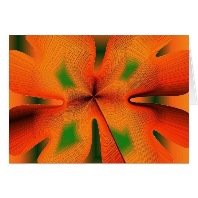 Flaming Orange Flower (Front Horizontal)