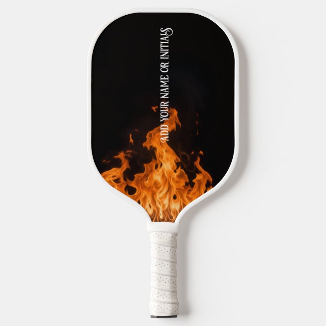 Flaming  pickleball paddle (Front)