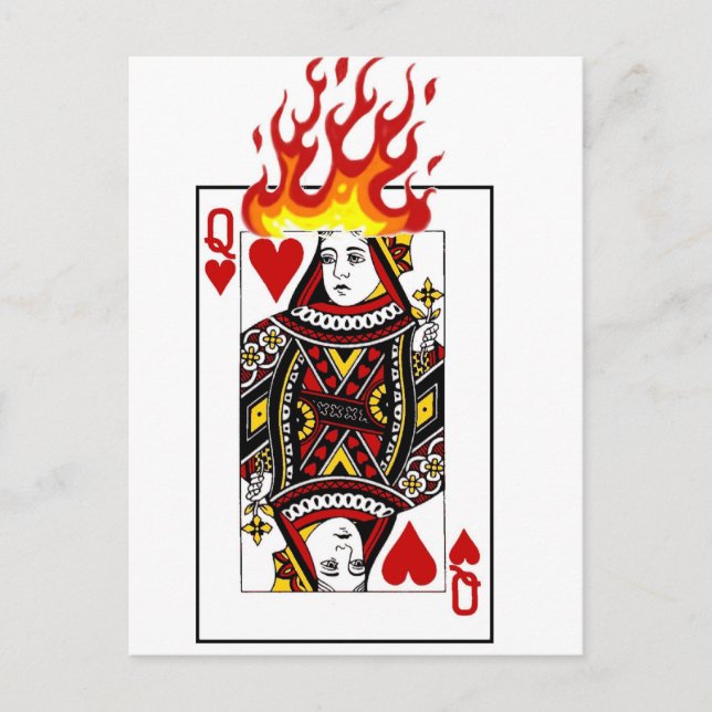 Flaming Queen Postcard (Front)