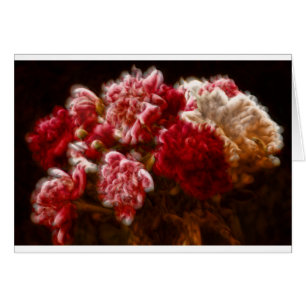 Flaming Red Peony Flower Bouquet