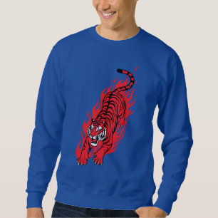 Flaming Red Tiger – Fierce Fire Beast Tee