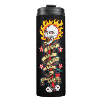 Flaming Skull Feel the Fear