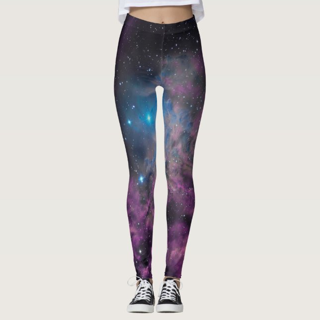 Flaming Star Nebula Leggings (Front)