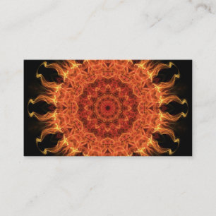 Flaming Sun Business Card