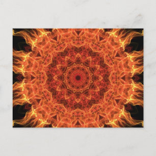 Flaming Sun Postcard