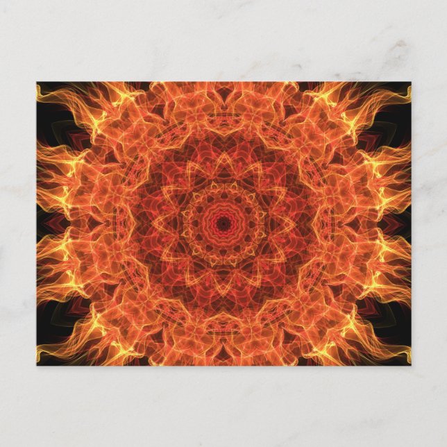 Flaming Sun Postcard (Front)
