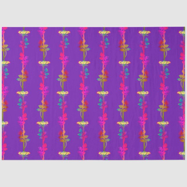 Flaming Vines Night Tissue Paper (Front)