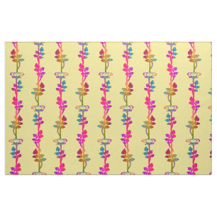Flaming Vines Summer Fabric