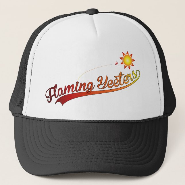 Flaming Yeeters Baseball Cap (Front)