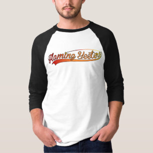 Flaming Yeeters Raglan Alt Logo T-Shirt