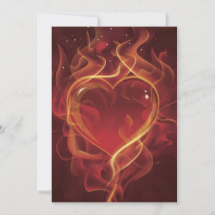 FlamingHeart fire dark red love flames heart shape