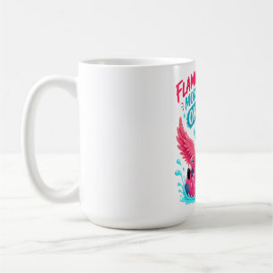 Flamingle Mode On Pink Flamingo Pool Float Summer Coffee Mug