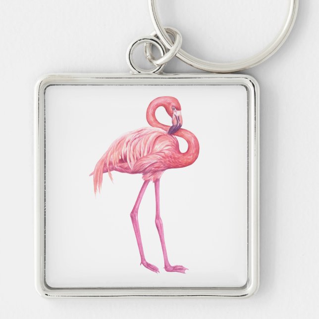 Flamingo 2 key ring (Front)