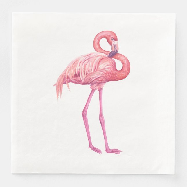 Flamingo 2 napkin (Front)