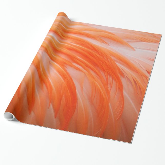 Flamingo 2 Wrapping Paper (Unrolled)