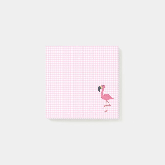 Flamingo 3" x 3" Post-it® Notes (Front)