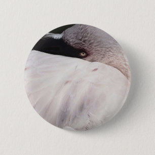 Flamingo 6 Cm Round Badge
