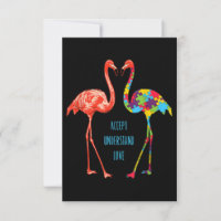 Flamingo | Accept Understand Love Autism Flamingo
