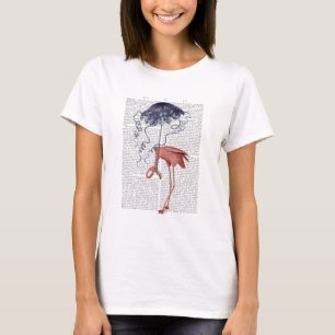 Flamingo and Parasol T-Shirt