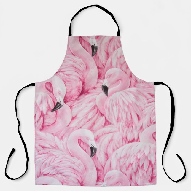 FLAMINGO ARE EVERYWHERE APRON (Front)