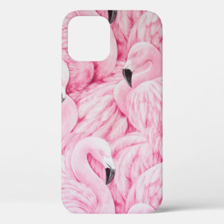 FLAMINGO ARE EVERYWHERE iPhone 12 CASE