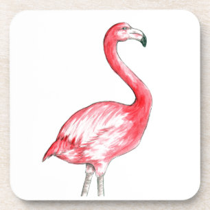 Flamingo Art Coaster