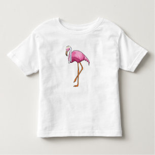 Flamingo as Bride with Veil Toddler T-Shirt
