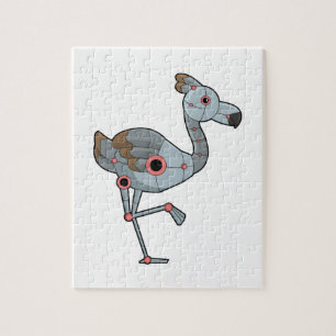 Flamingo as Robot Jigsaw Puzzle