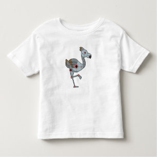 Flamingo as Robot Toddler T-Shirt