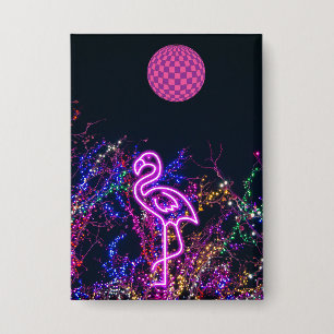 Flamingo at the dance party.