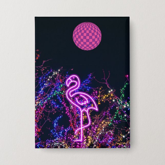 Flamingo at the dance party. (Front)