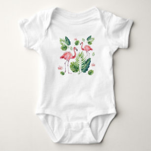 Flamingo Baby Bodysuit