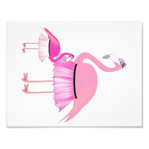 Flamingo Baby Girl Room Print (1 of 4)