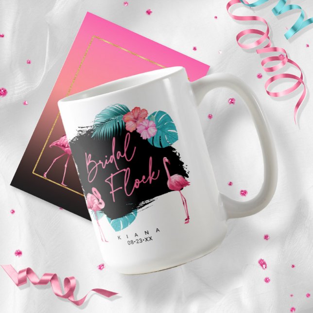 Flamingo Bachelorette Bridal Flock ID930  Coffee Mug (Creator Uploaded)