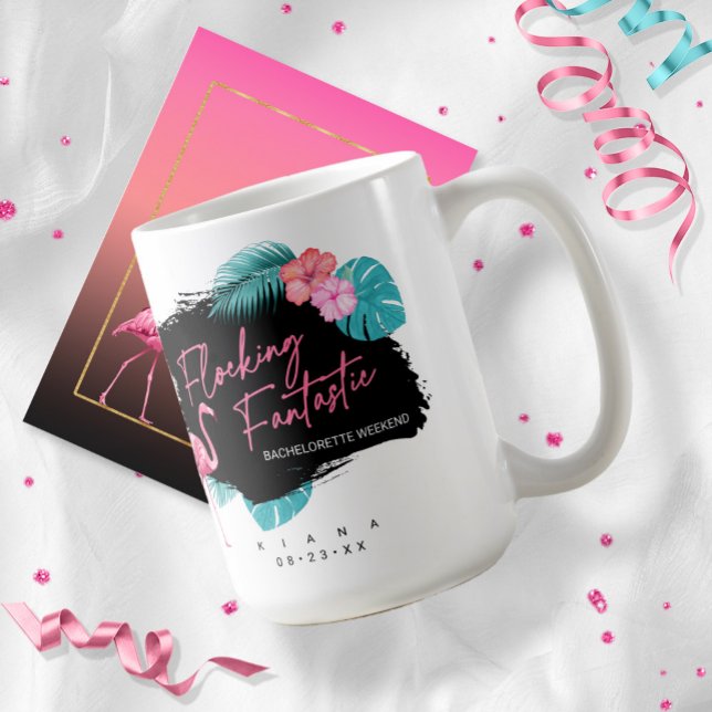Flamingo Bachelorette Flocking Fantastic V2 ID930 Coffee Mug (Creator Uploaded)