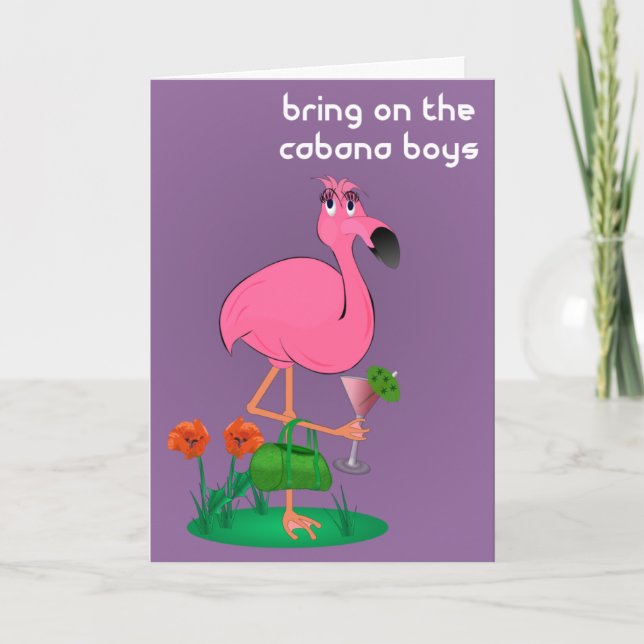 Flamingo Bachelorette Party Invitatiaon Invitation (Front)