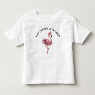 Flamingo Ballet Dancer Toddler T-Shirt