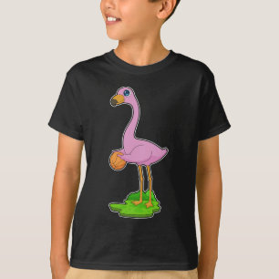 Flamingo Basketball player Basketball T-Shirt