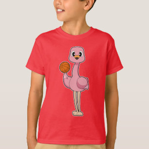Flamingo Basketball player Basketball T-Shirt