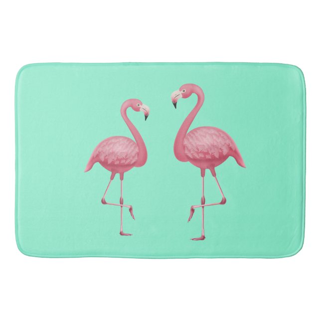 Flamingo Bath Mat (Front)