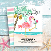 Flamingo Beach Party | Tropical Birthday