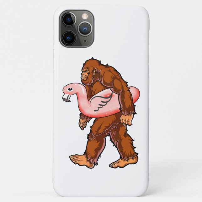 Flamingo Bigfoot Case-Mate iPhone Case (Back)
