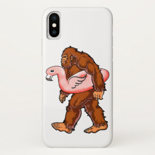 Flamingo Bigfoot  iPhone X Case
