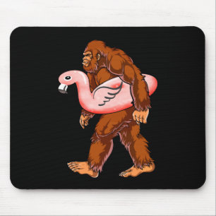Flamingo Bigfoot Mouse Pad
