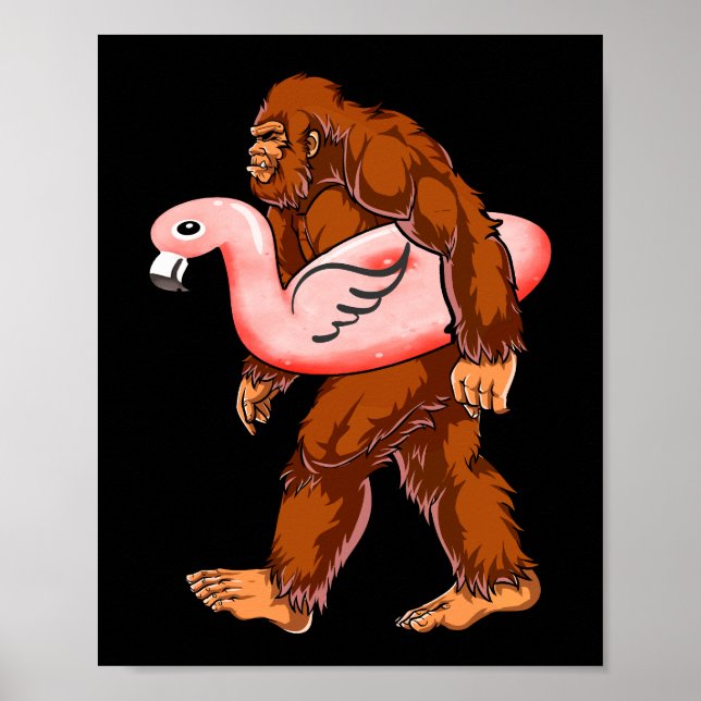 Flamingo Bigfoot Poster (Front)