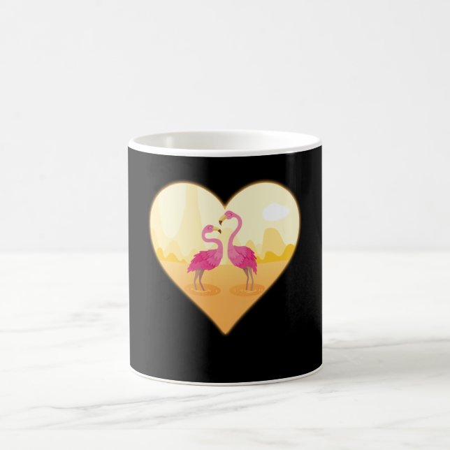 Flamingo Bird Flamingos Cute Birds Flamingo Gift Coffee Mug (Center)