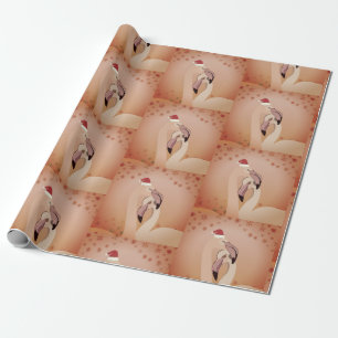 Flamingo Birds Christmas Wrapping Paper