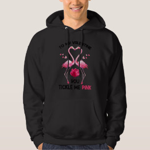 Flamingo Birds Couple Valentines Day Love Flamingo Hoodie